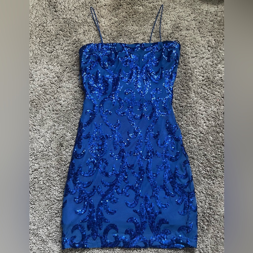 Windsor Blue Homecoming Dress